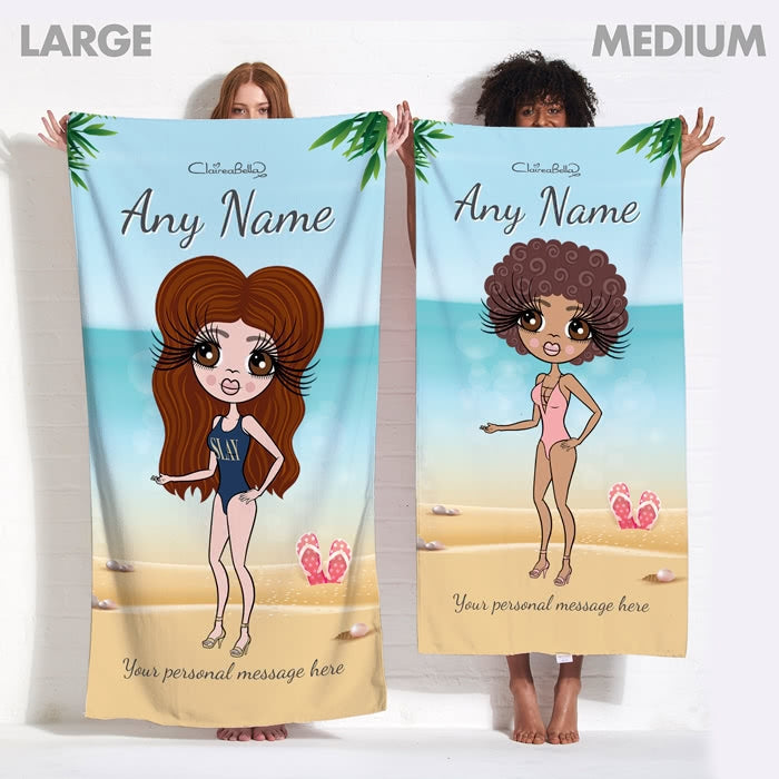 ClaireaBella Beach Print Beach Towel - Image 13