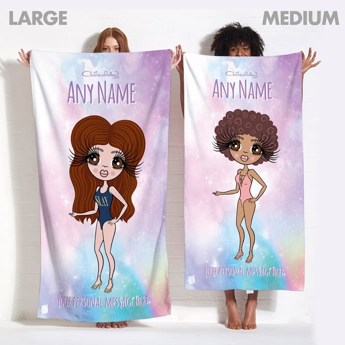 ClaireaBella Unicorn Colours Beach Towel - Image 13