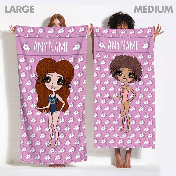 ClaireaBella Unicorn Emoji Beach Towel - Image 13