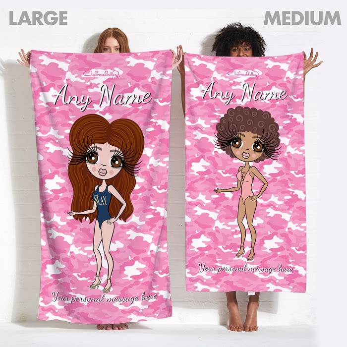 ClaireaBella Camo Beach Towel - Image 13