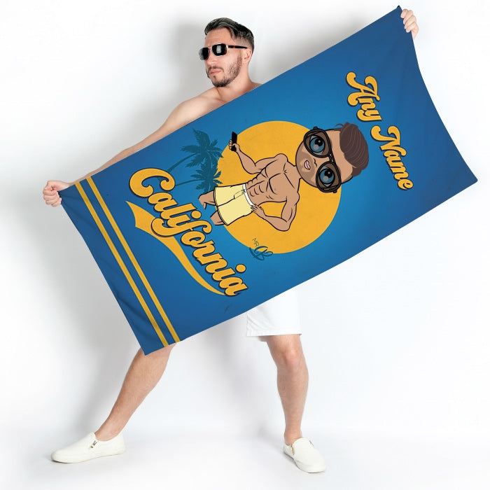 MrCB California Palms Beach Towel - Image 1