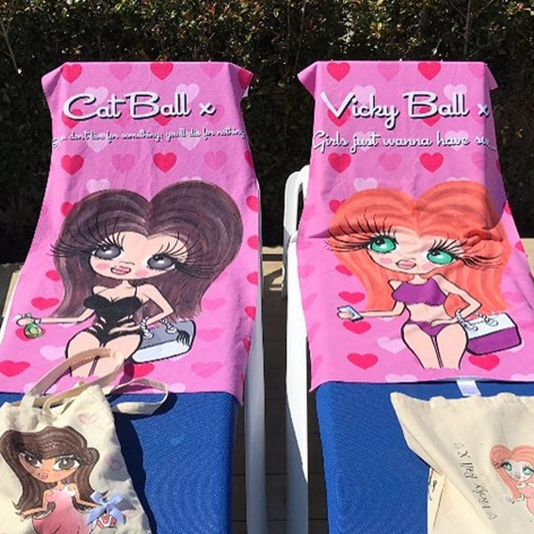 ClaireaBella Hearts Beach Towel - Image 15