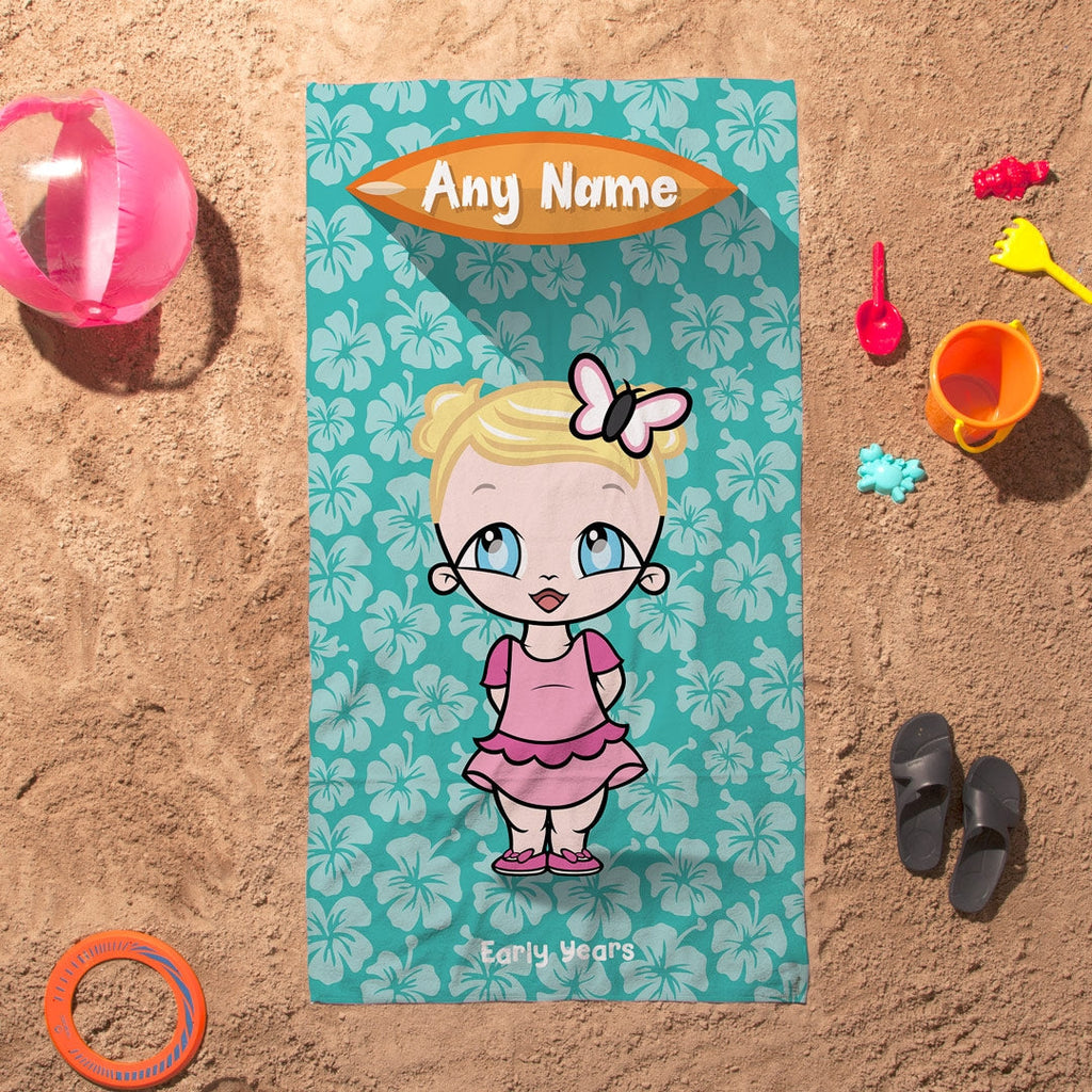 Early Years Hula Flowers Beach Towel - Image 2