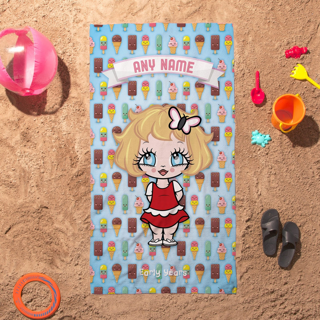 Early Years Ice Cream Beach Towel - Image 1