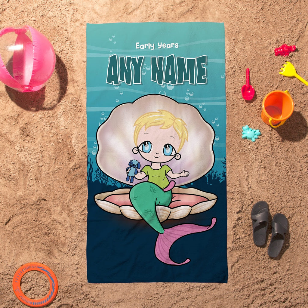 Early Years Mermaid Beach Towel - Image 6