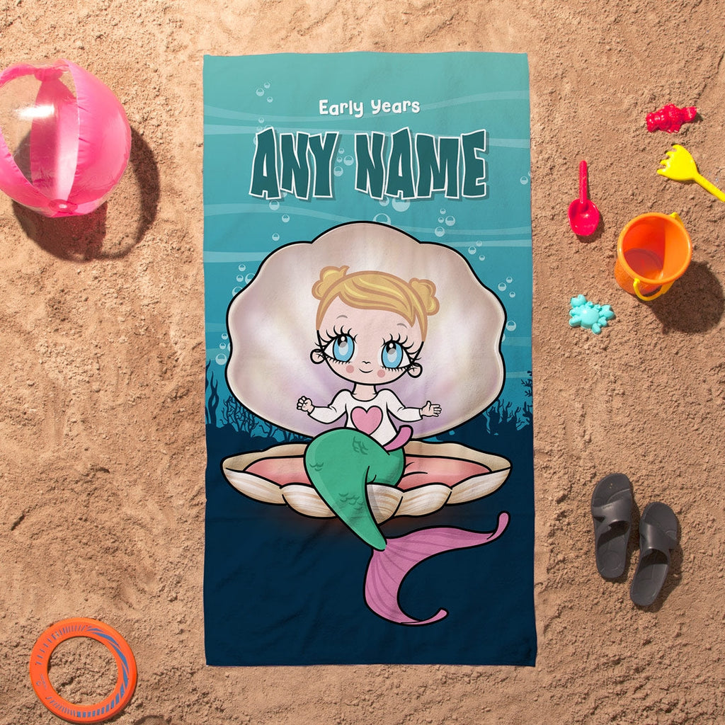 Early Years Mermaid Beach Towel - Image 1