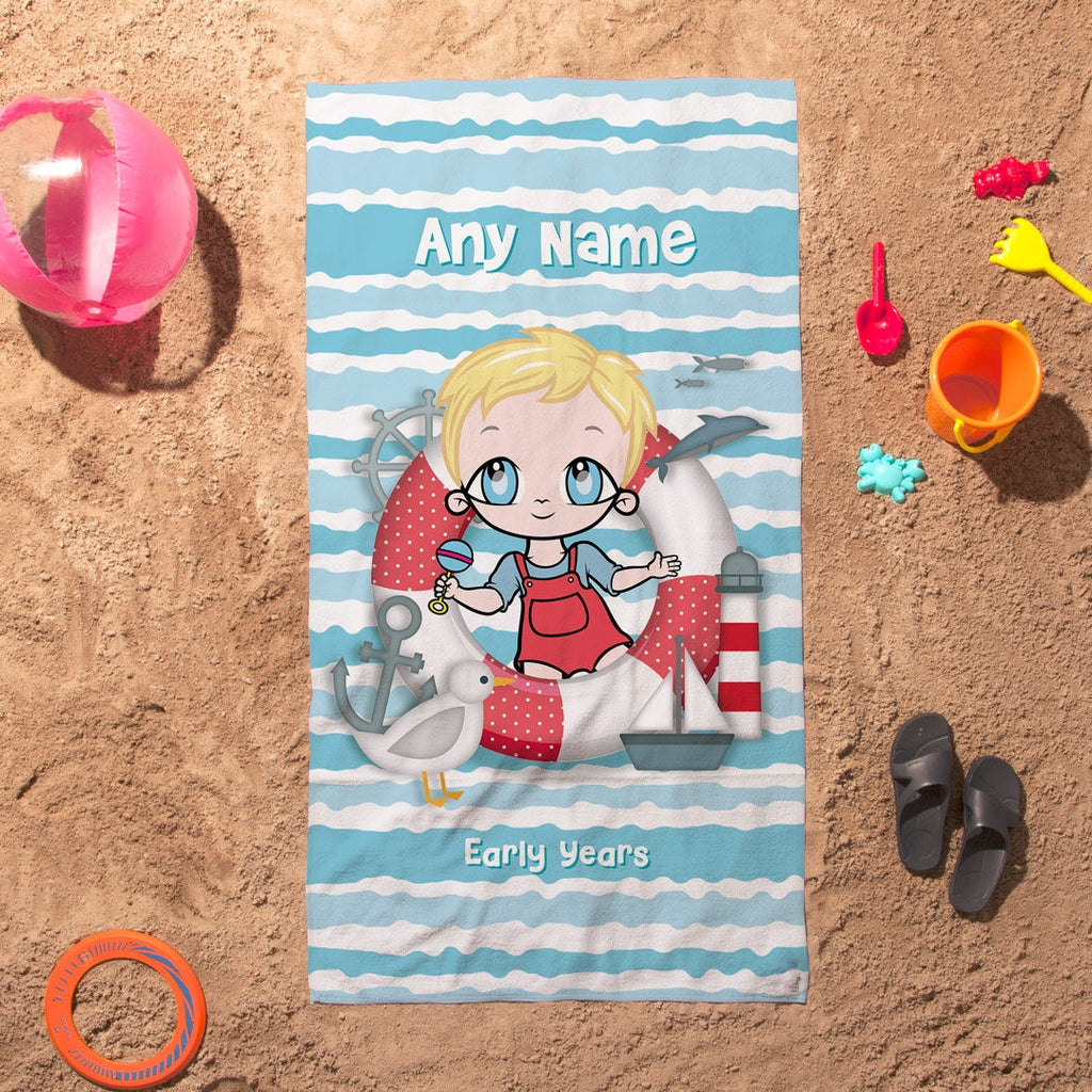 Early Years Nautical Beach Towel - Image 5