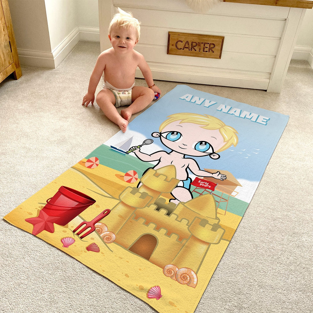 Early Years Sandcastle Fun Beach Towel - Image 5