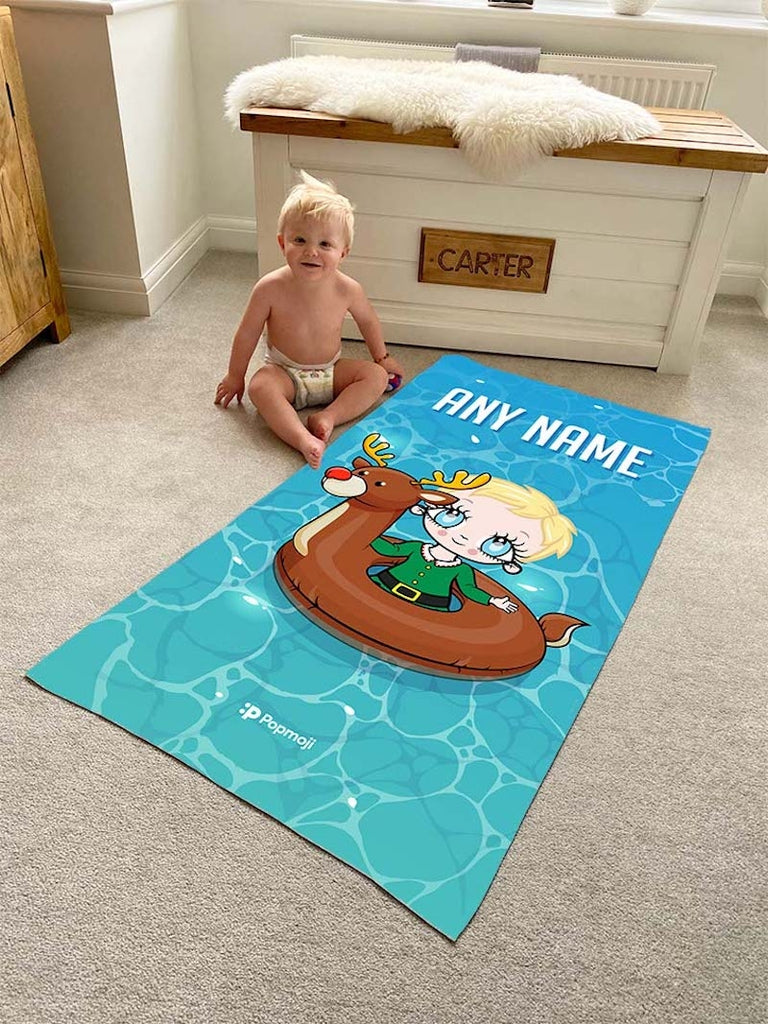 Early Years Inflatable Reindeer Beach Towel - Image 2