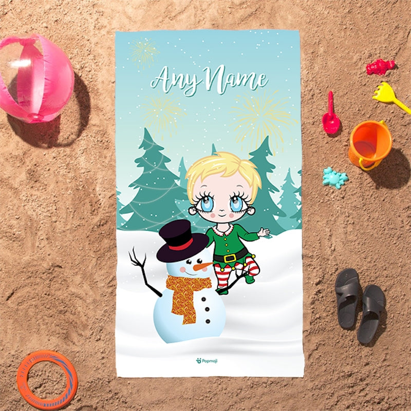 Early Years Snow Fun Beach Towel - Image 2