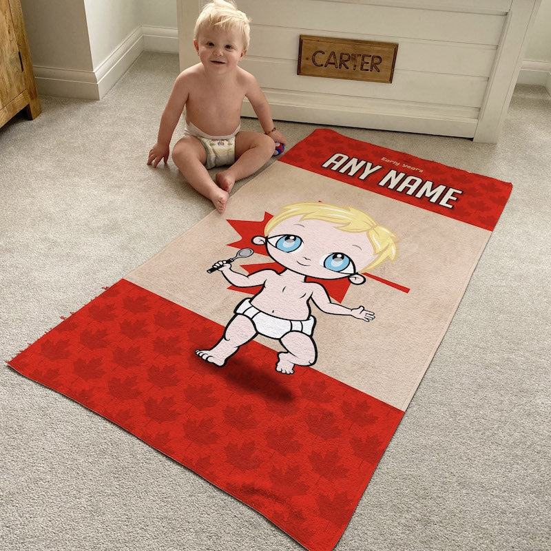 Early Years Canada Flag Beach Towel - Image 2