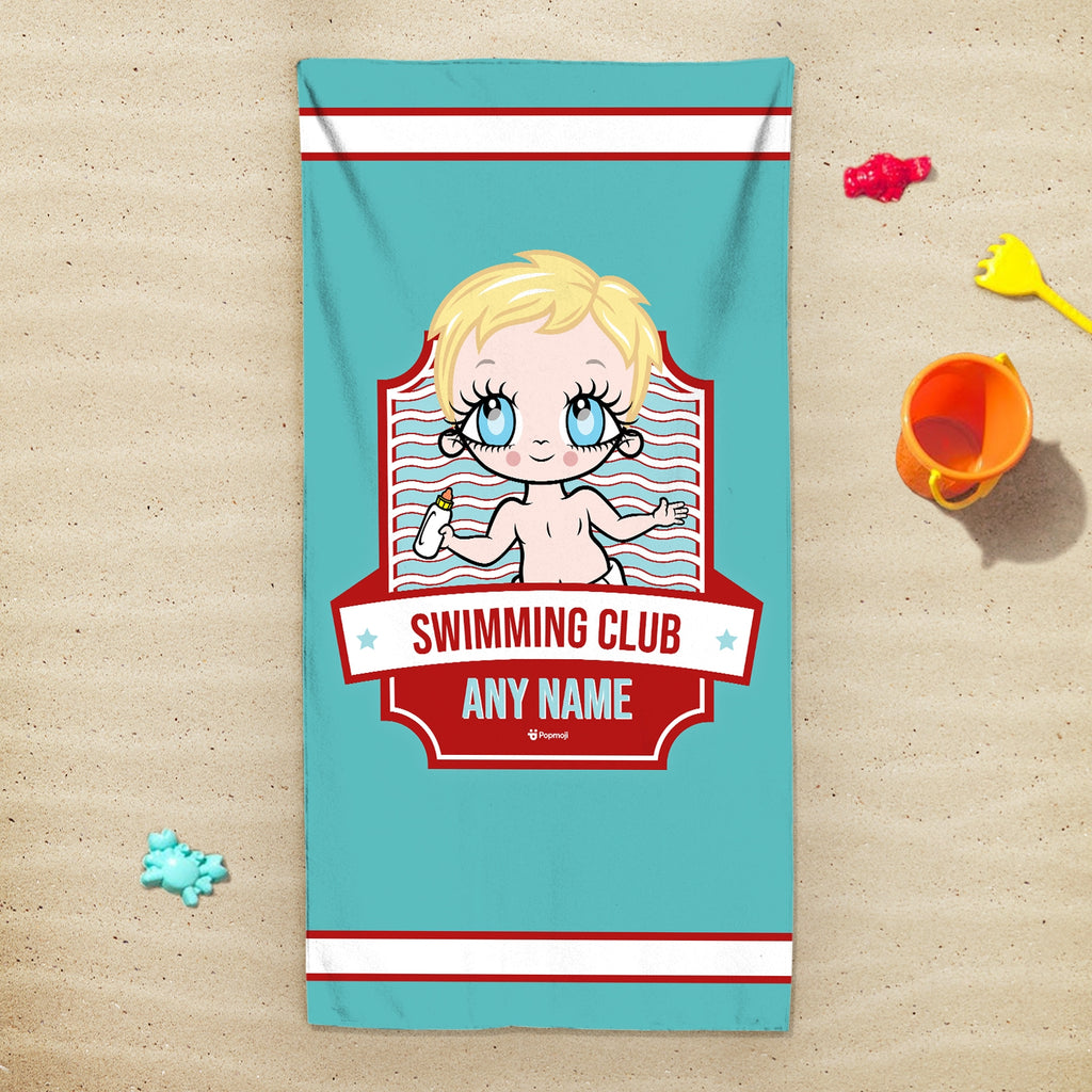 Early Years Personalised Emblem Swimming Towel - Image 3