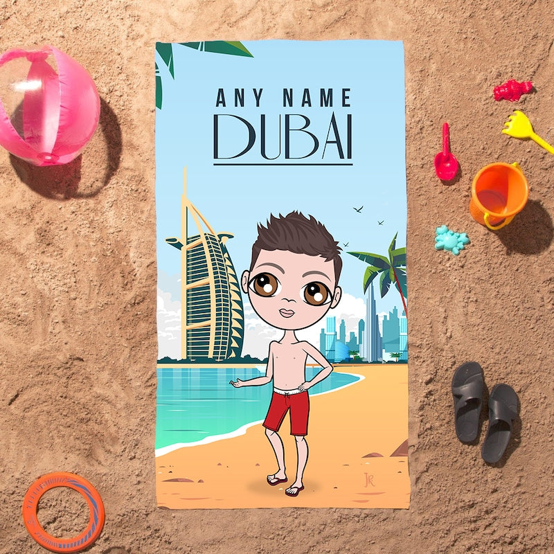 Jnr Boys Dubai Beach Towel - Image 4