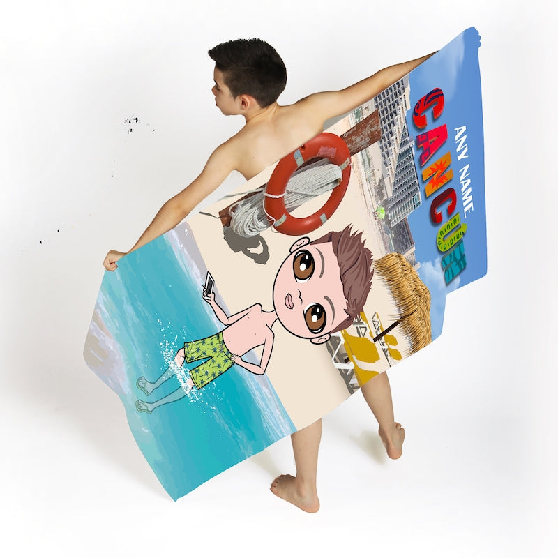 Jnr Boys Cancun Beach Towel - Image 2