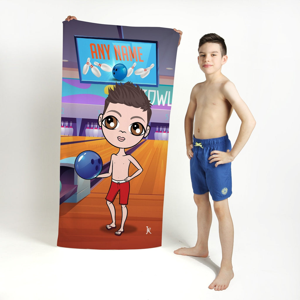 Jnr Boys Bowling Master Beach Towel