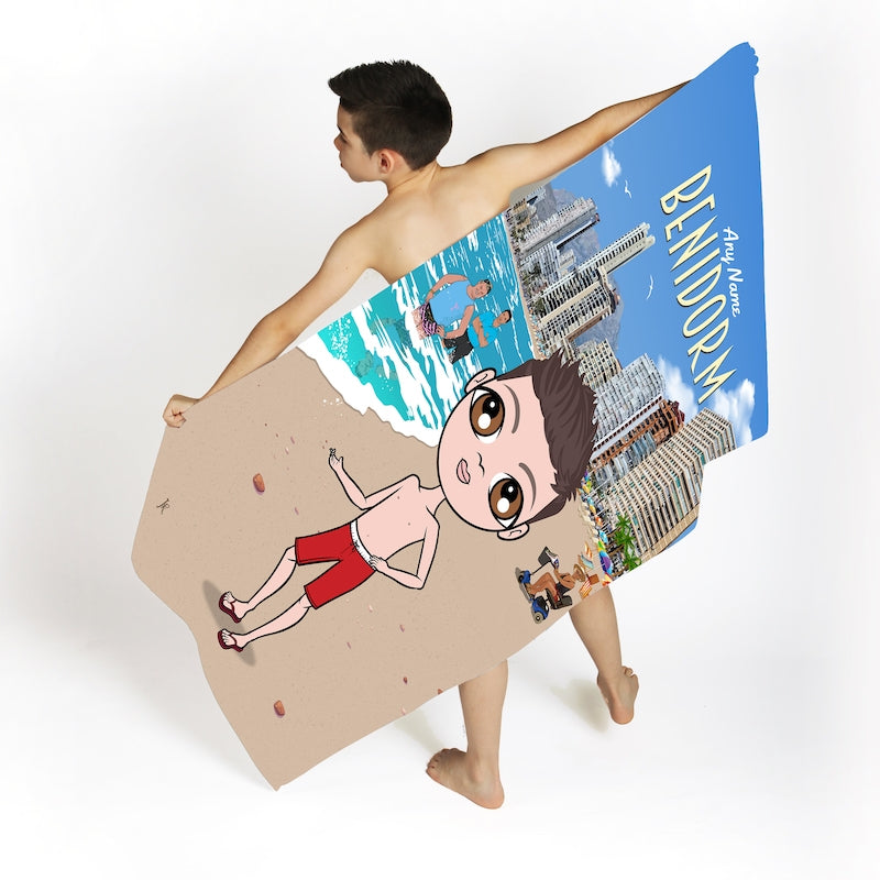 Jnr Boys Benidorm Beach Towel - Image 2