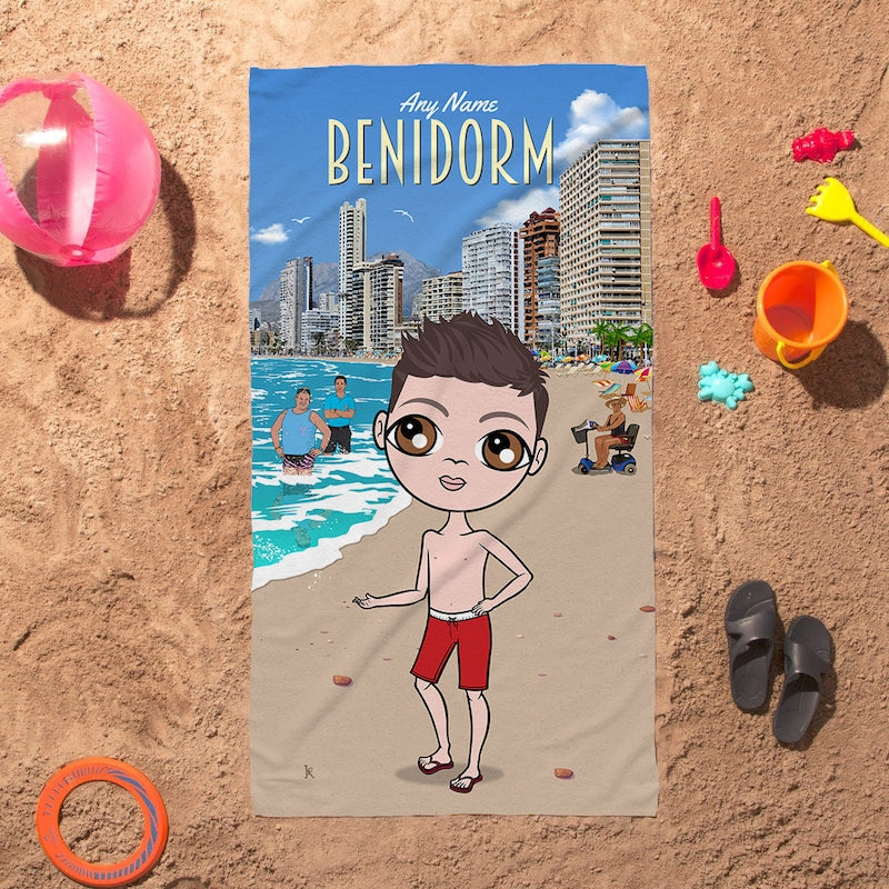 Jnr Boys Benidorm Beach Towel - Image 3