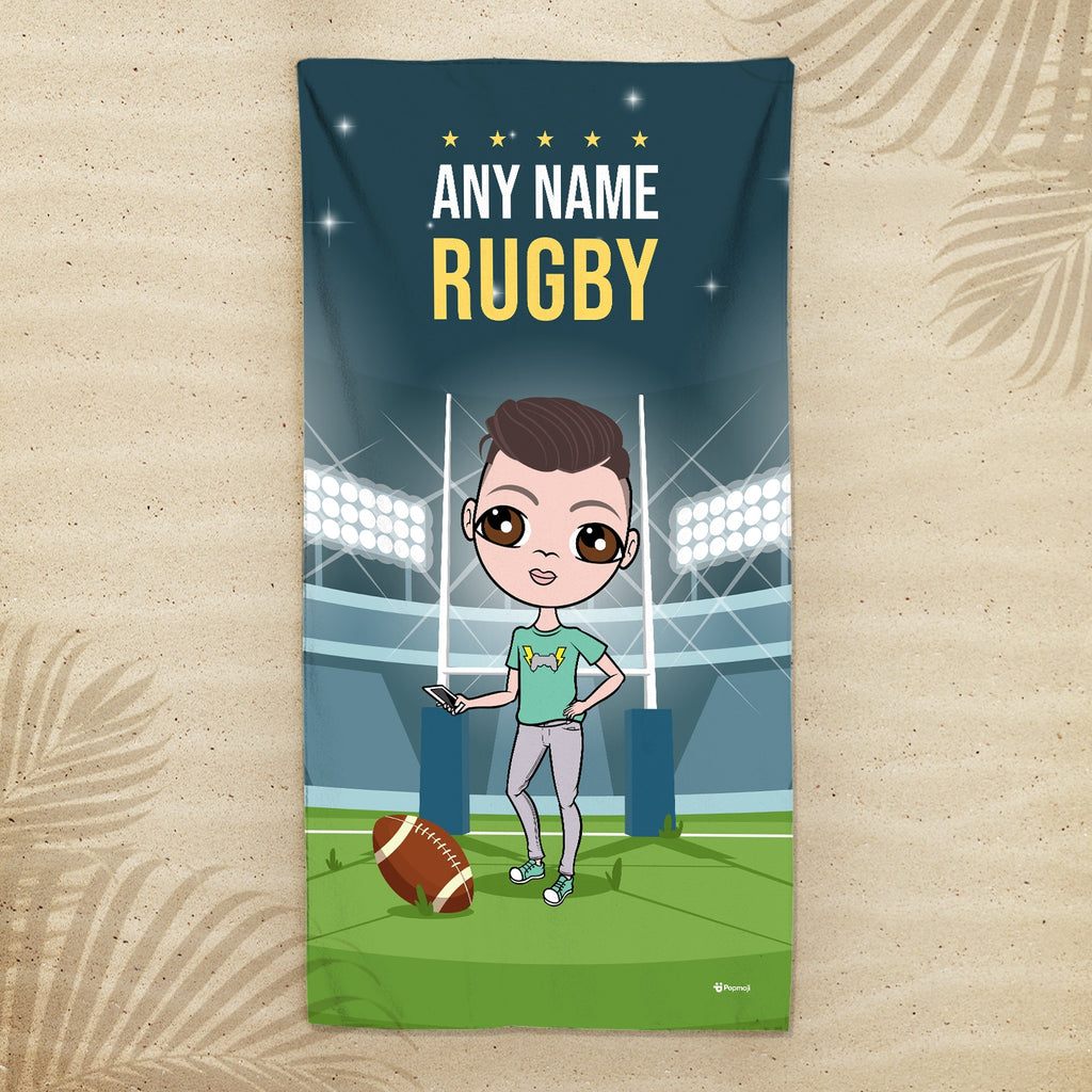 Jnr Boys Rugby Beach Towel - Image 3