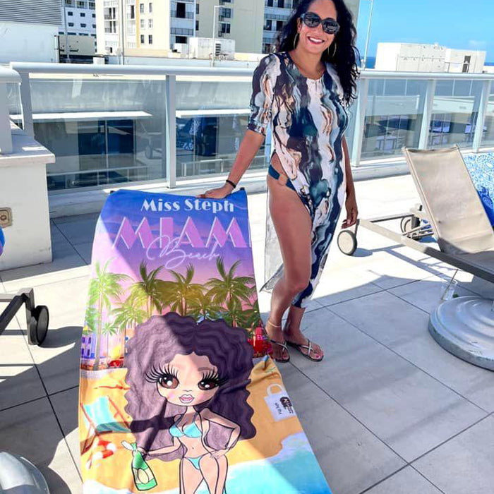 ClaireaBella Miami Beach Towel