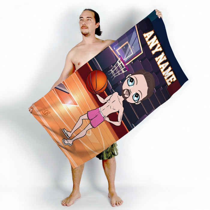 MrCB Basketball Beach Towel - Image 2