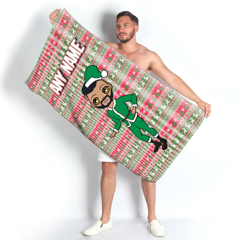 MrCB Christmas Jumper Beach Towel - Image 2