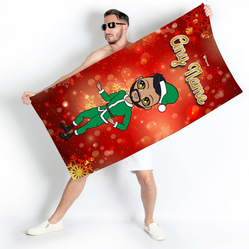 MrCB Festive Sparkle Beach Towel - Image 2