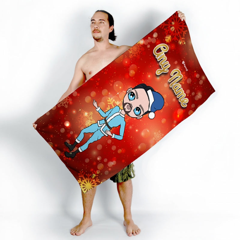 MrCB Festive Sparkle Beach Towel - Image 3