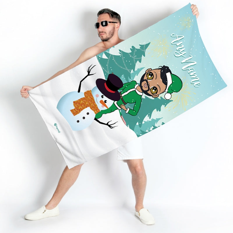 MrCB Snow Fun Beach Towel - Image 2