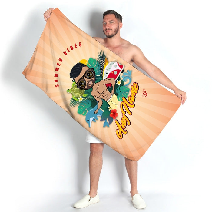 MrCB Summer Vibes Beach Towel - Image 2