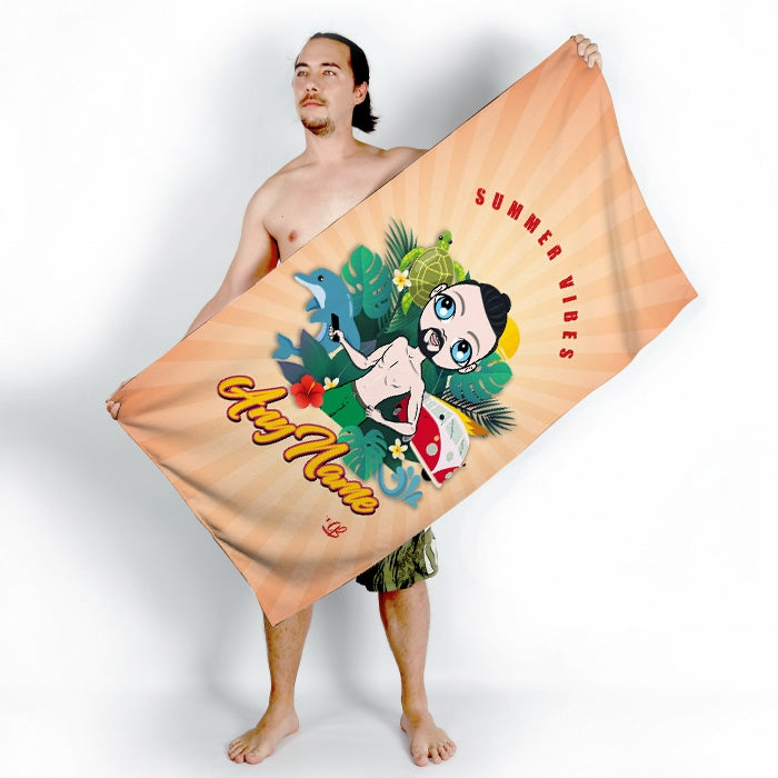 MrCB Summer Vibes Beach Towel - Image 4