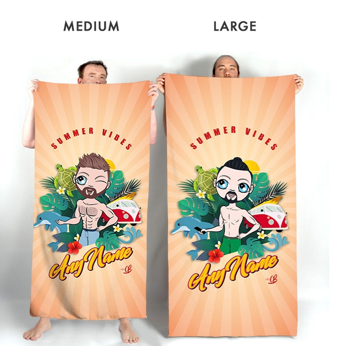 MrCB Summer Vibes Beach Towel - Image 3