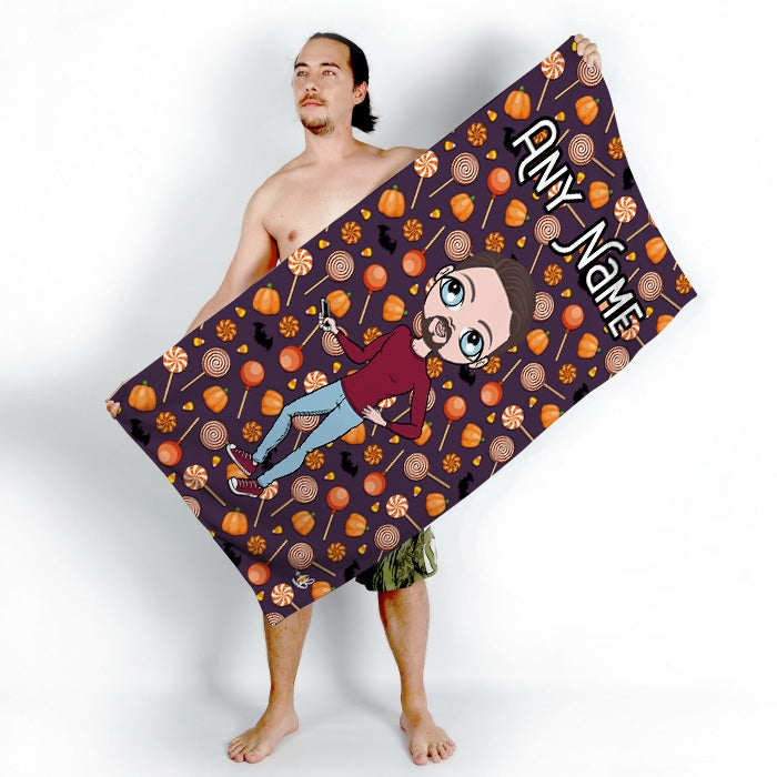 MrCB Spooky Sweet Treats Beach Towel - Image 4