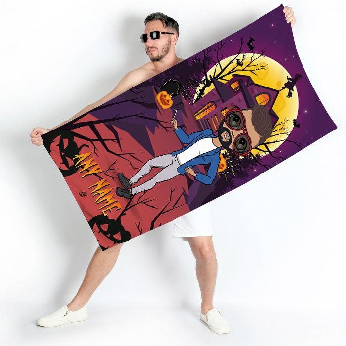 MrCB Haunted House Beach Towel - Image 2