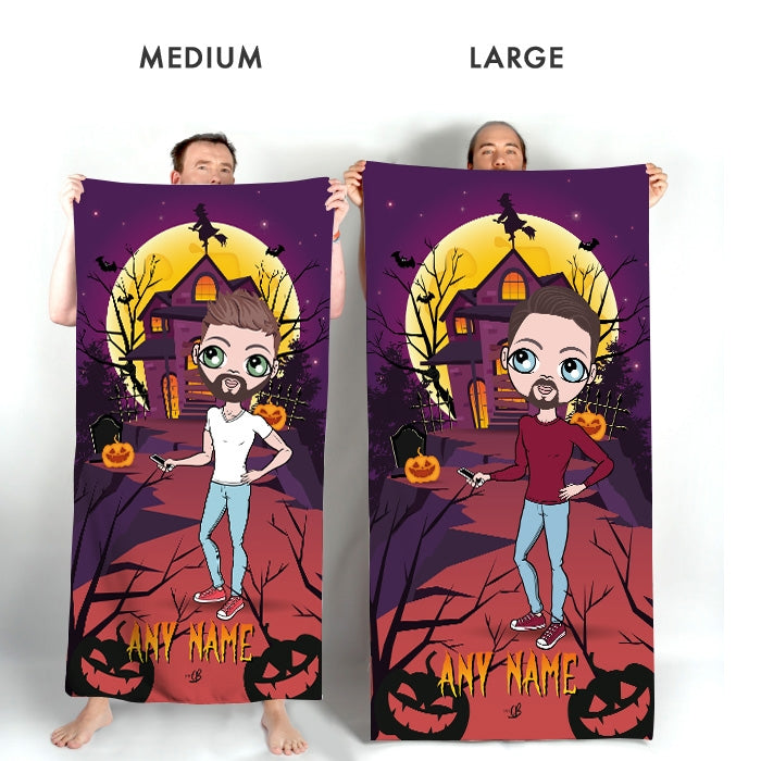 MrCB Haunted House Beach Towel - Image 3