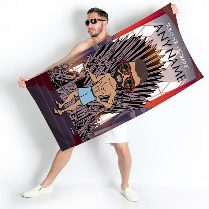 MrCB Throne Beach Towel - Image 1