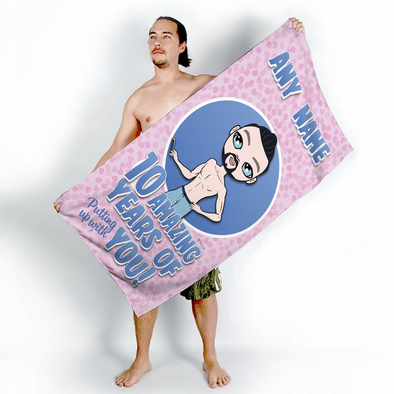 MrCB Amazing Years Of You Anniversary Beach Towel - Image 2