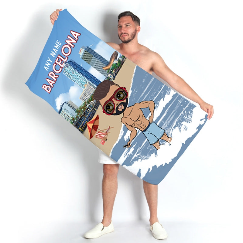 MrCB Barcelona Beach Towel - Image 1