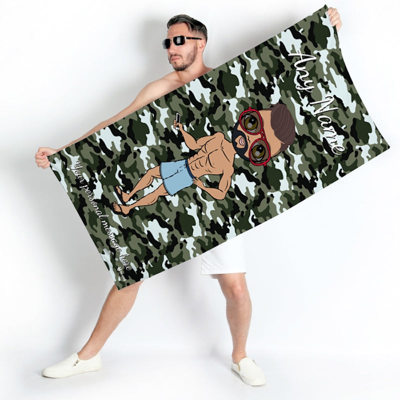 MrCB Camo Beach Towel - Image 1