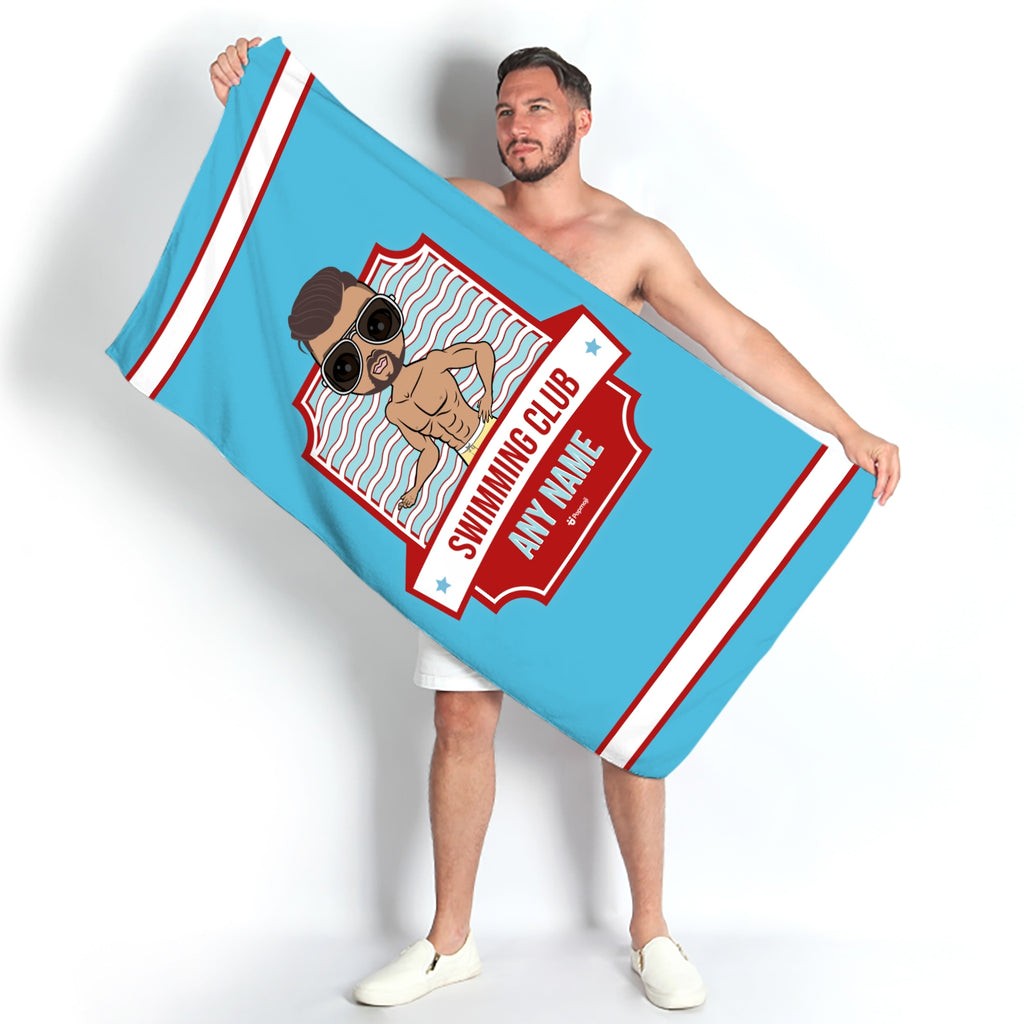 MrCB Personalised Emblem Swimming Towel - Image 4