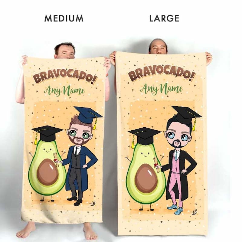 MrCB Graduation Bravocado Beach Towel - Image 4