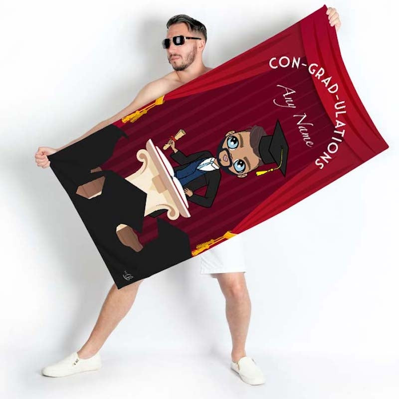 MrCB Graduation Congradulations Beach Towel - Image 1