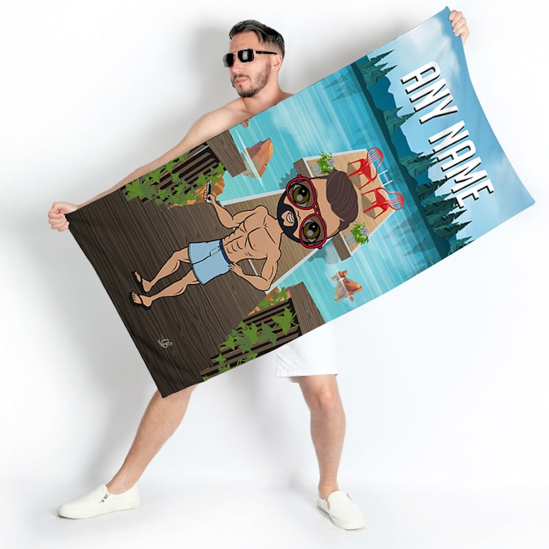 MrCB Lake Beach Towel - Image 4