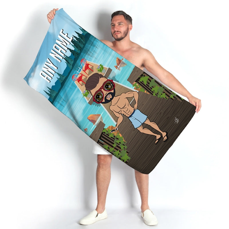 MrCB Lake Beach Towel - Image 1