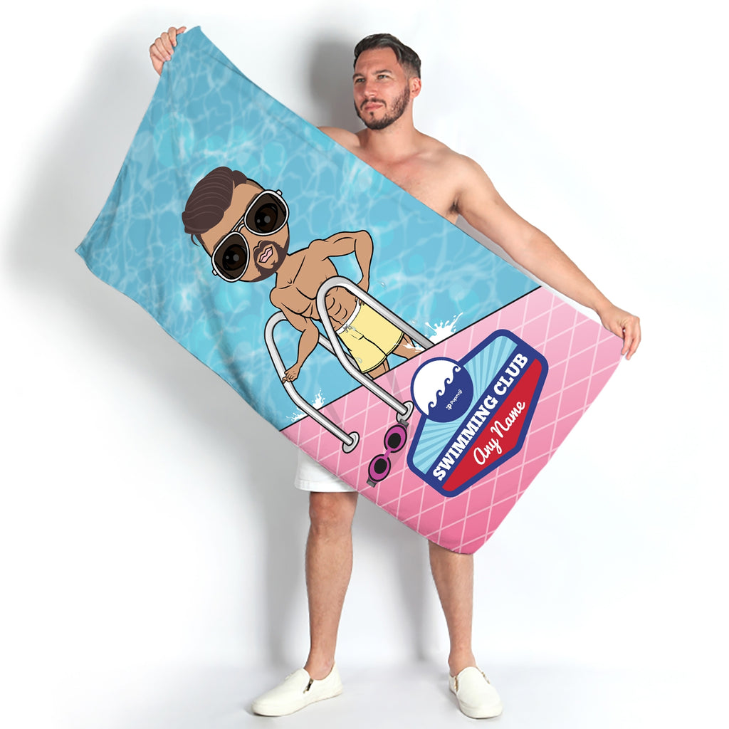 MrCB Personalised Poolside Swimming Towel - Image 3