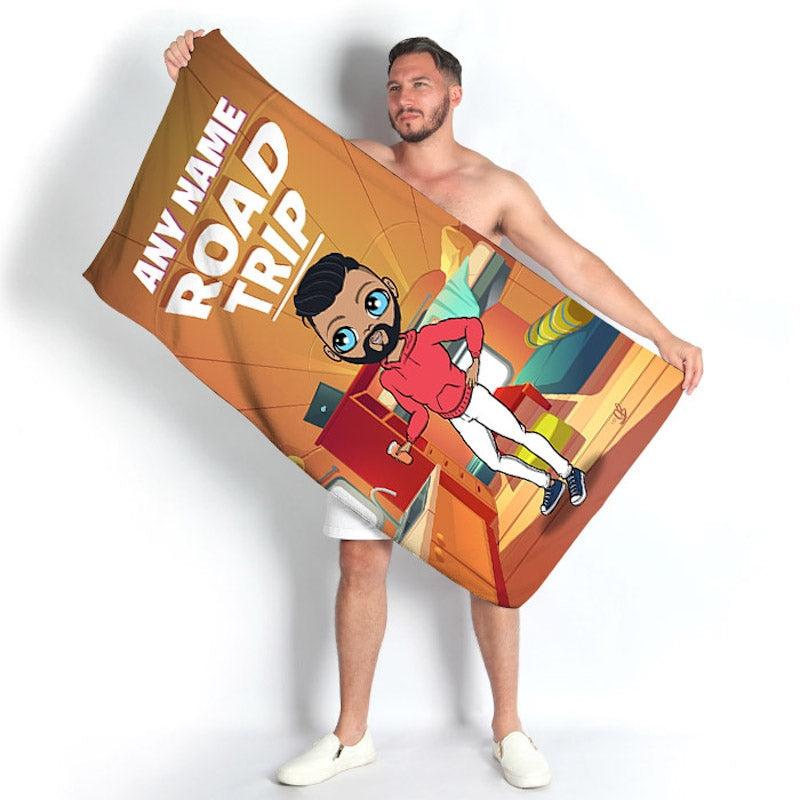 MrCB Road Trip Beach Towel - Image 1