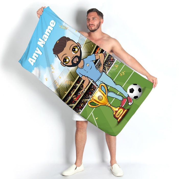 MrCB Football Champ Beach Towel - Image 1