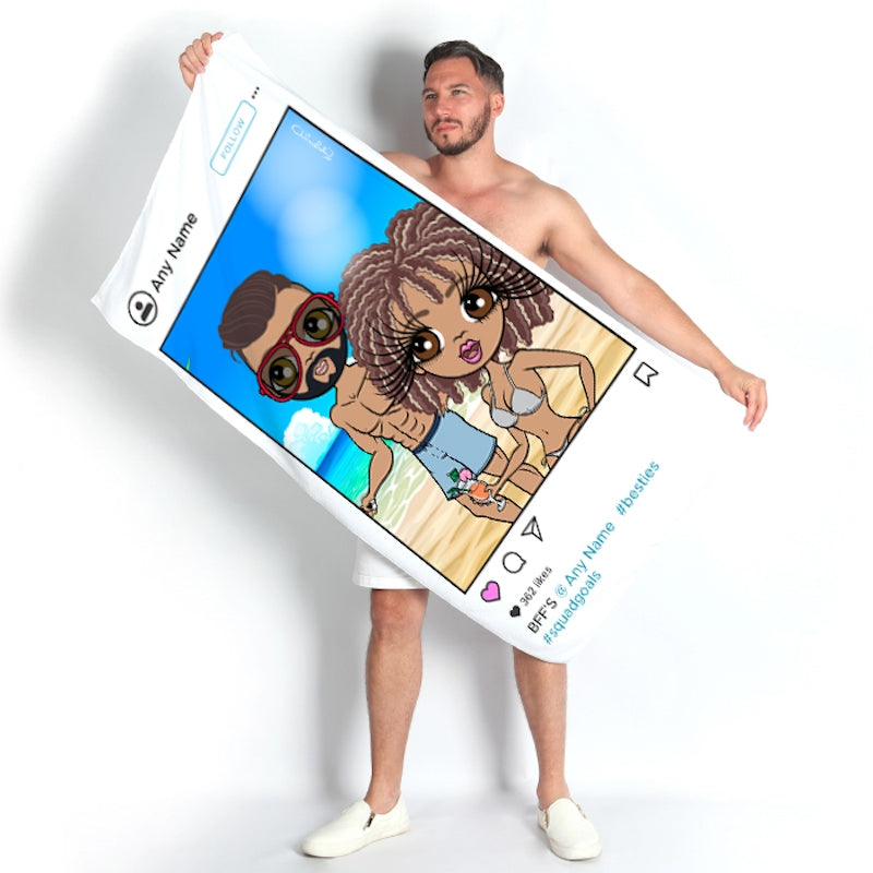 Multi Character BFF's Beach Towel - Image 5