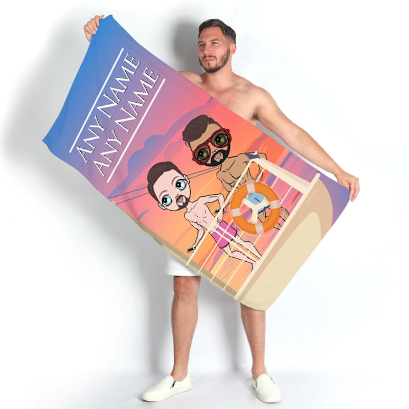 Multi Character Cruise Beach Towel - Image 5