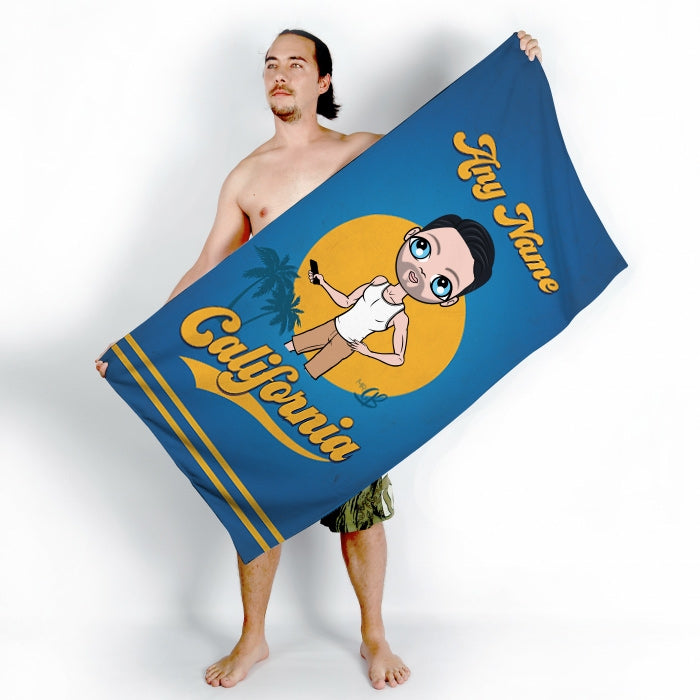 MrCB California Palms Beach Towel - Image 3