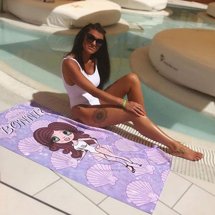 ClaireaBella Sea Shells Beach Towel - Image 15